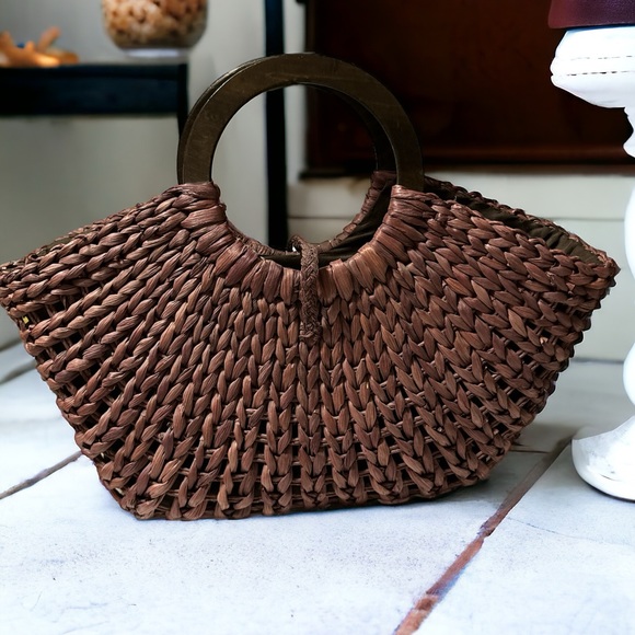 Handbags - ♥️ Straw Studio Wicker Bag